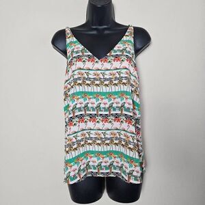 TopShop Tropical Bird Tank Top